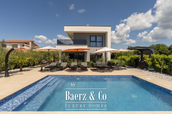 photo 1 Istria, Vodnjan - A Private Mediterranean Oasis with a Heated Swimming Pool and Sea View